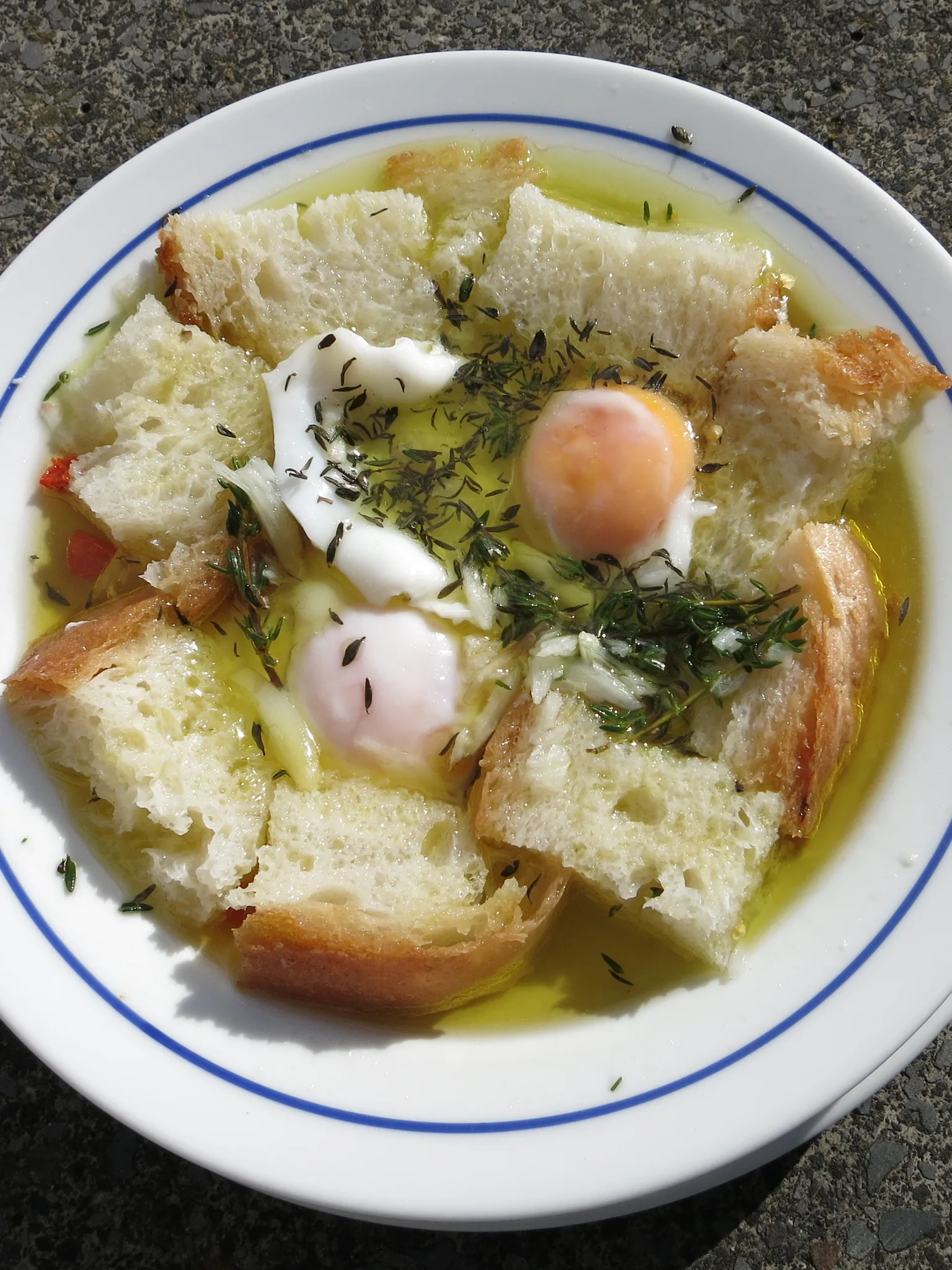 Açorda: Portuguese bread soup