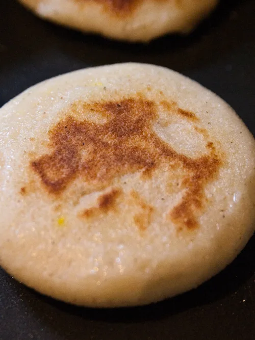 Arepa: Arepas, in Venezuela