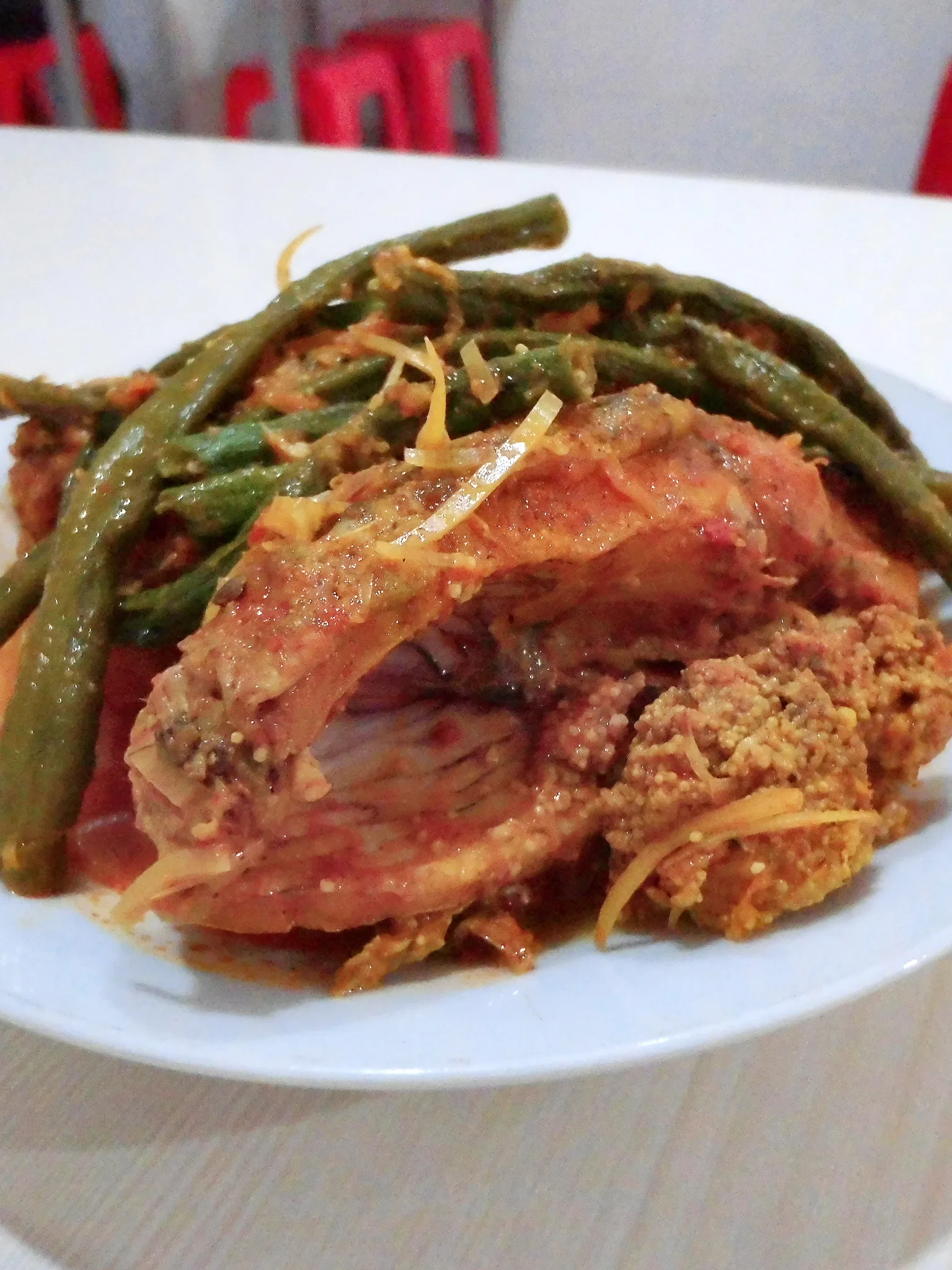 Arsik: Carp Arsik, spicy fish dish of Batak cuisine, North Sumatra, Indonesia