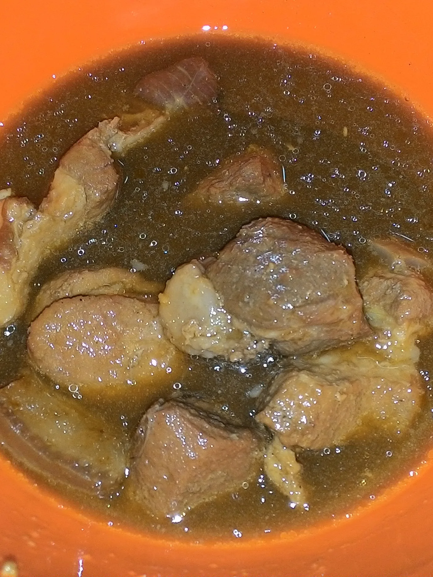 babi kecap: Babi kecap is a Chinese Indonesian braised pork with sweet soy sauce (kecap manis) and spices