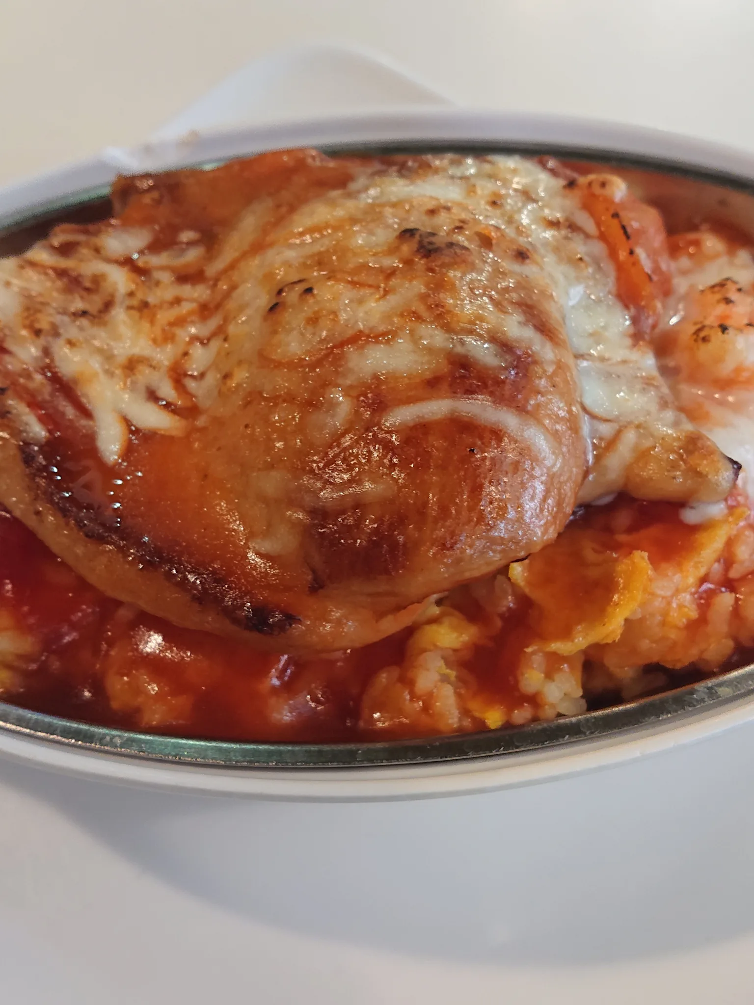 baked pork chop rice: Baked Pork Chop Rice in Tomato Sauce