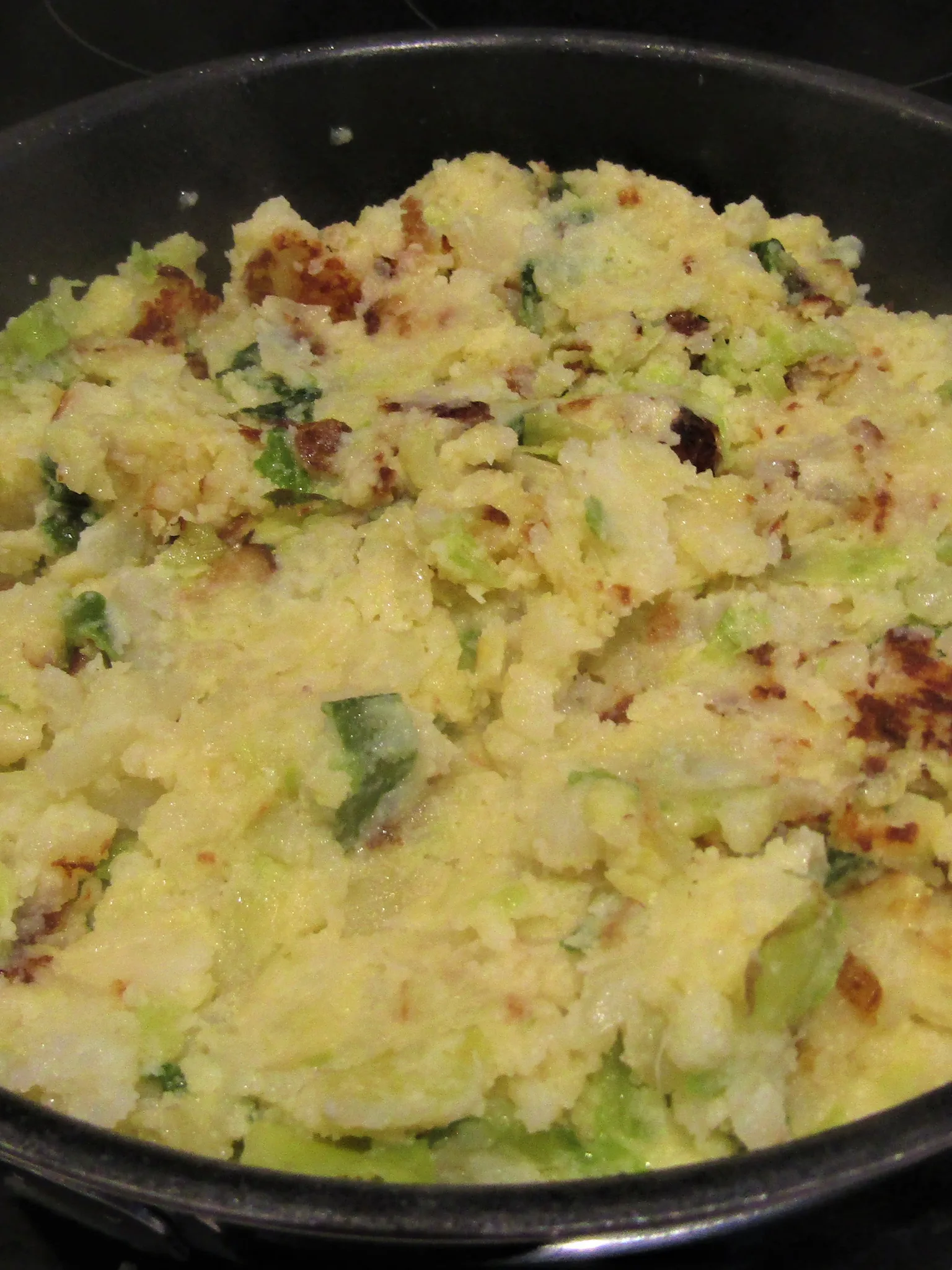 bubble and squeak, a photograph of the dish