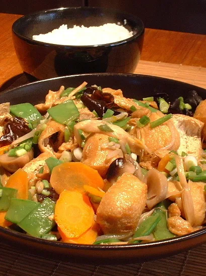 Buddha's delight, a photograph of the dish