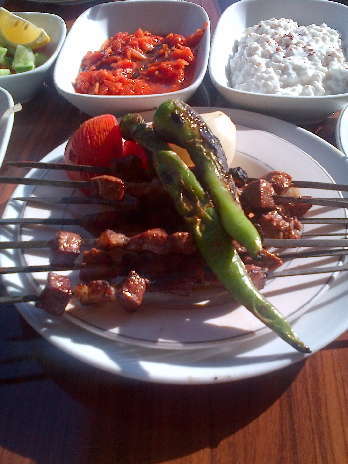 ciğer kebap, a photograph of the dish