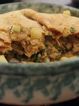 Clam pie: Curry clam pie