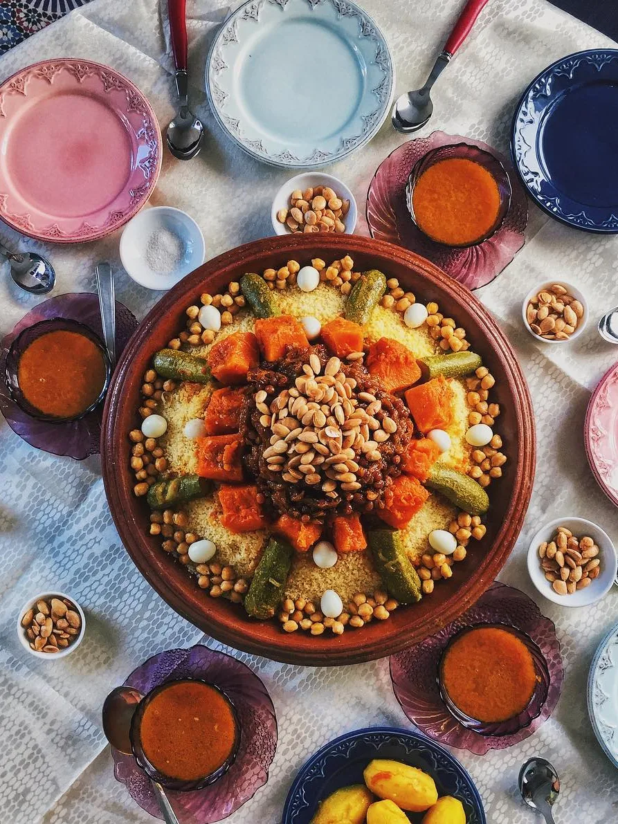 Couscous, a photograph of the dish