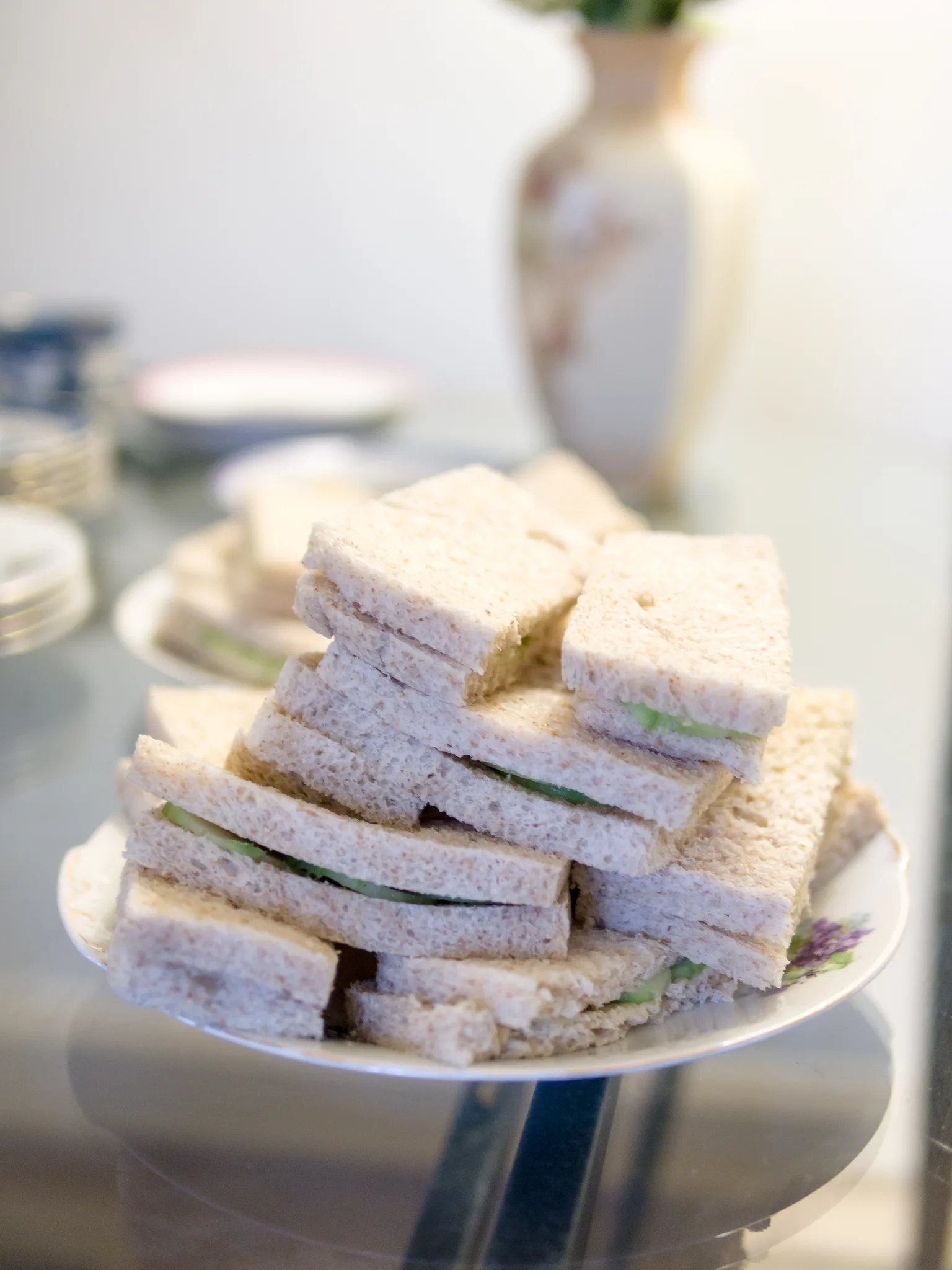 cucumber sandwich: Ready for a tea party