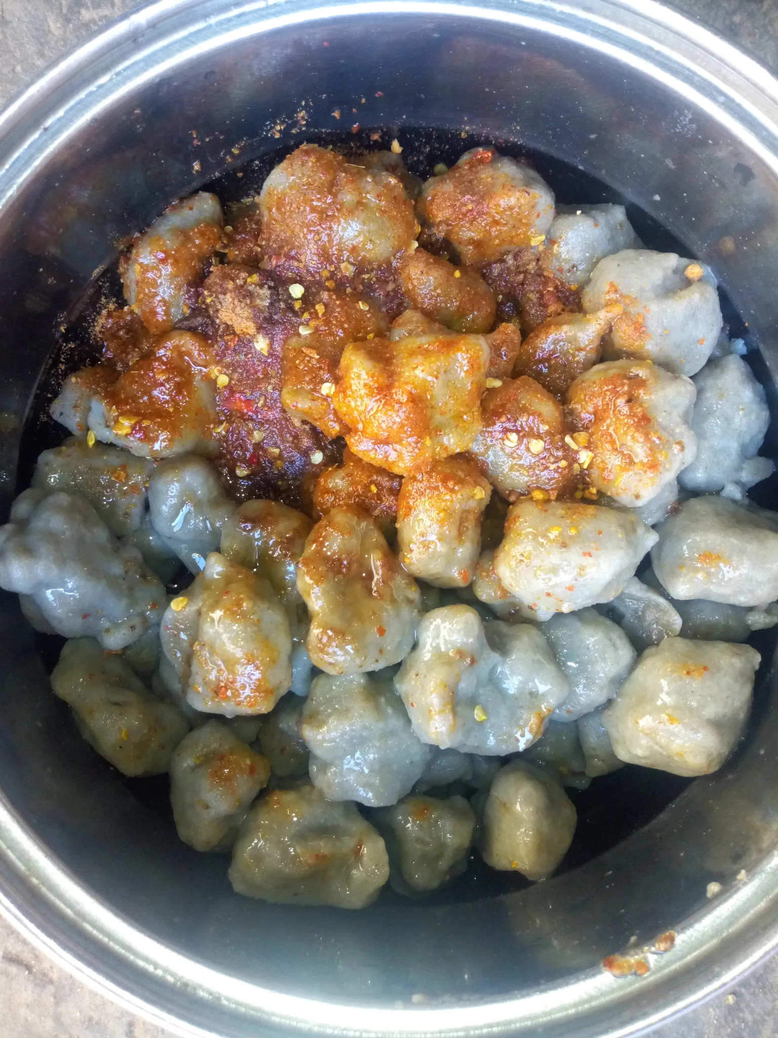 danwake: A Hausa Food called Dan wake, made from either grind beans or grind cassava