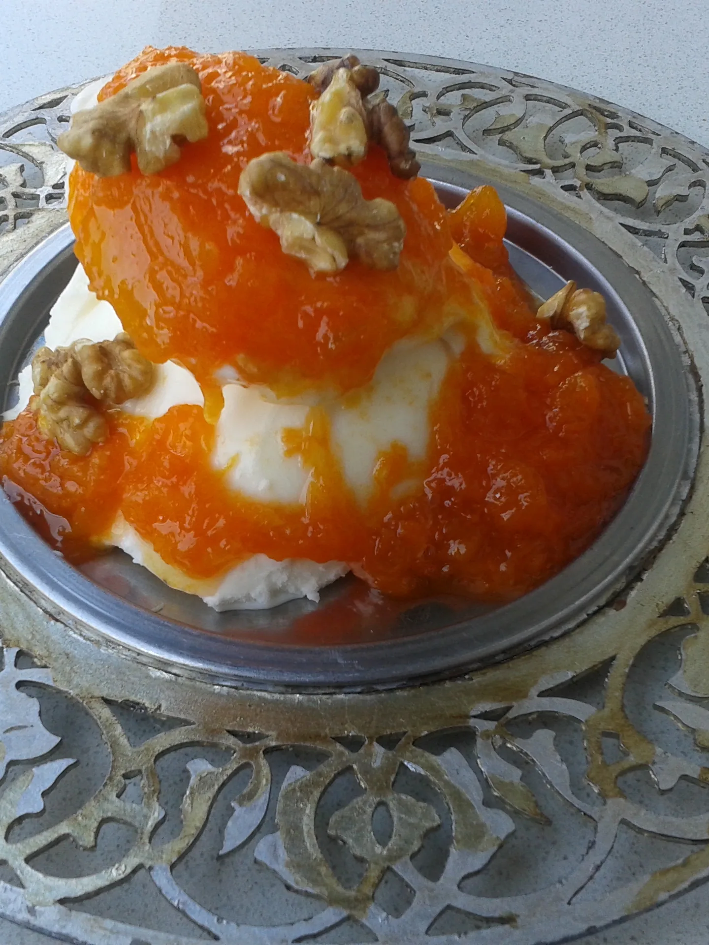 dondurma: Maraş "dondurma" with kabak (pumpkin) sauce