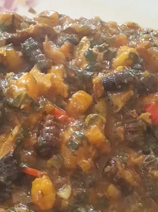 Ekpang Nkwukwo: This is an image of food from