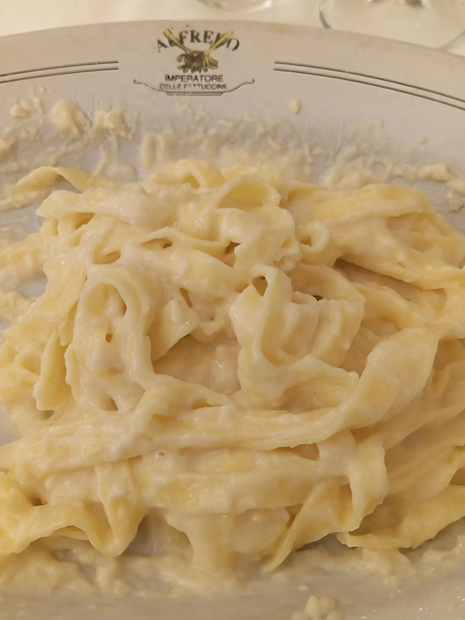 Fettuccine Alfredo: Fettuccine Alfredo da "Il vero Alfredo" a Roma