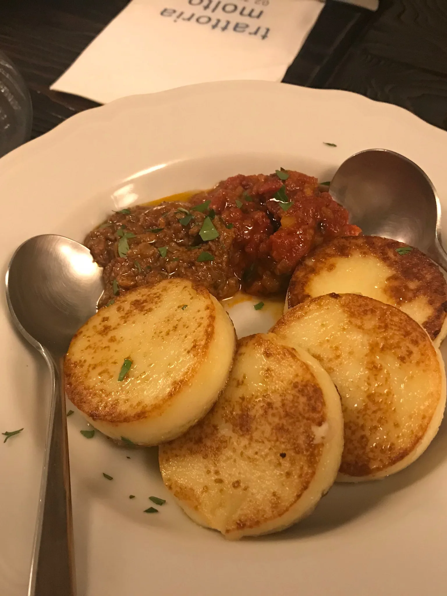 gnocchi alla romana: Gnocchi alla romana (Roman gnocchi)