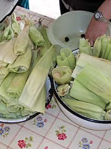 Humita, a photograph of the dish
