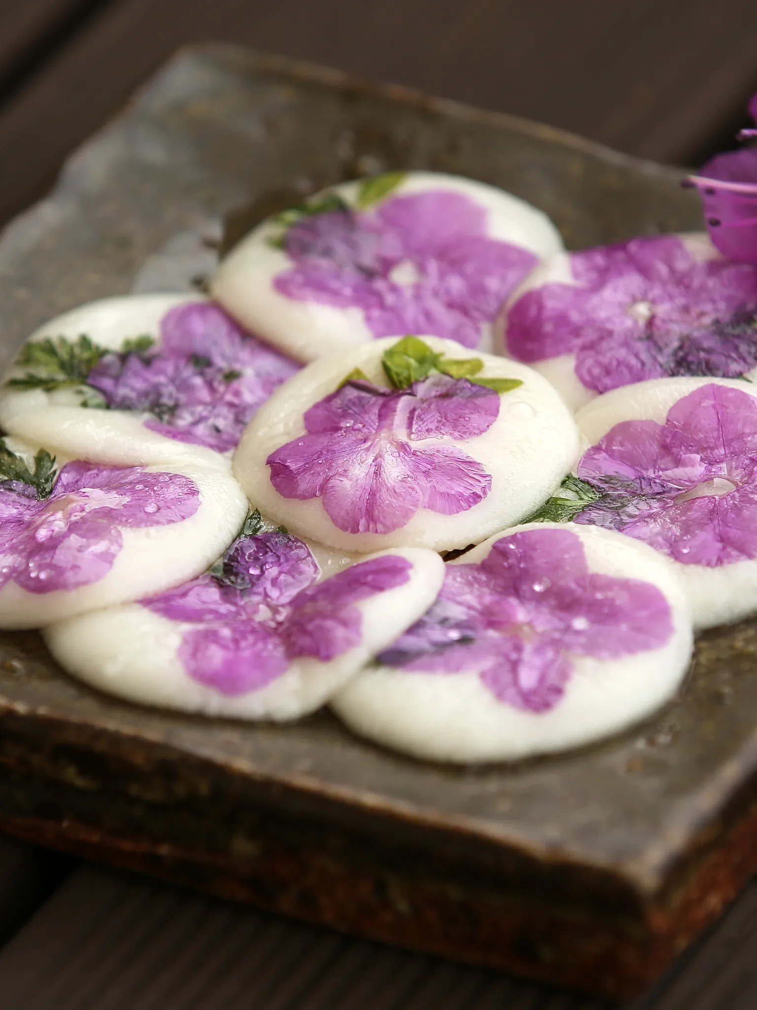 hwajeon: Cooking for Hwajeon(Flower Rice Cake)