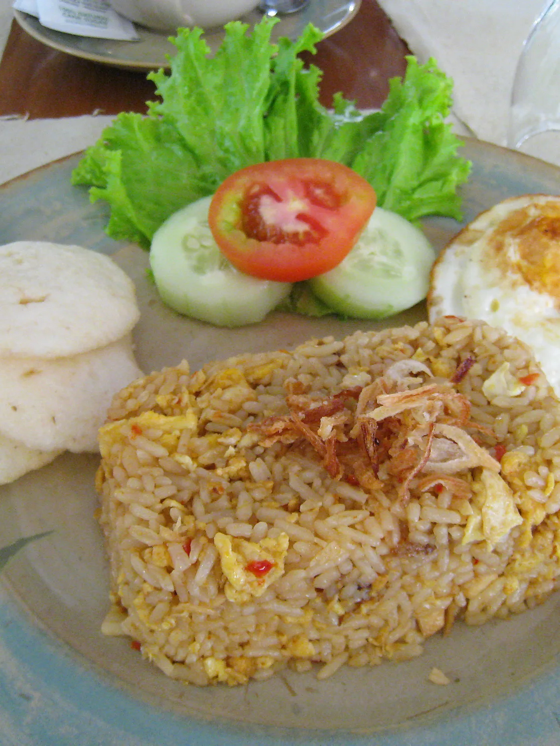 Javanese fried rice, a photograph of the dish
