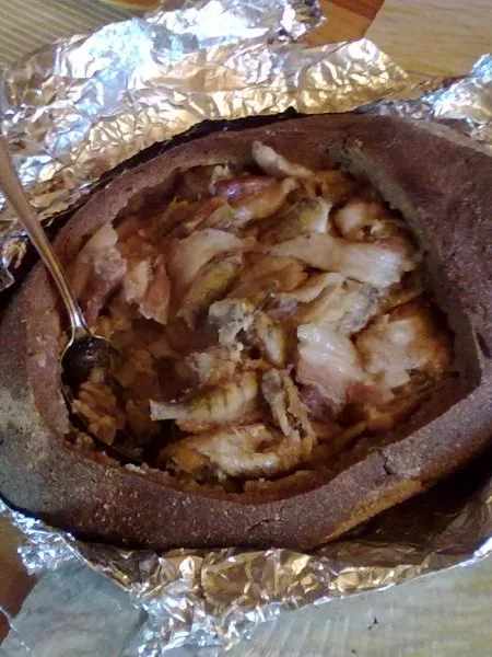 kalakukko: Traditional Savonian (Eastern Finland) 'Kalakukko' made with European Perch and pork belly