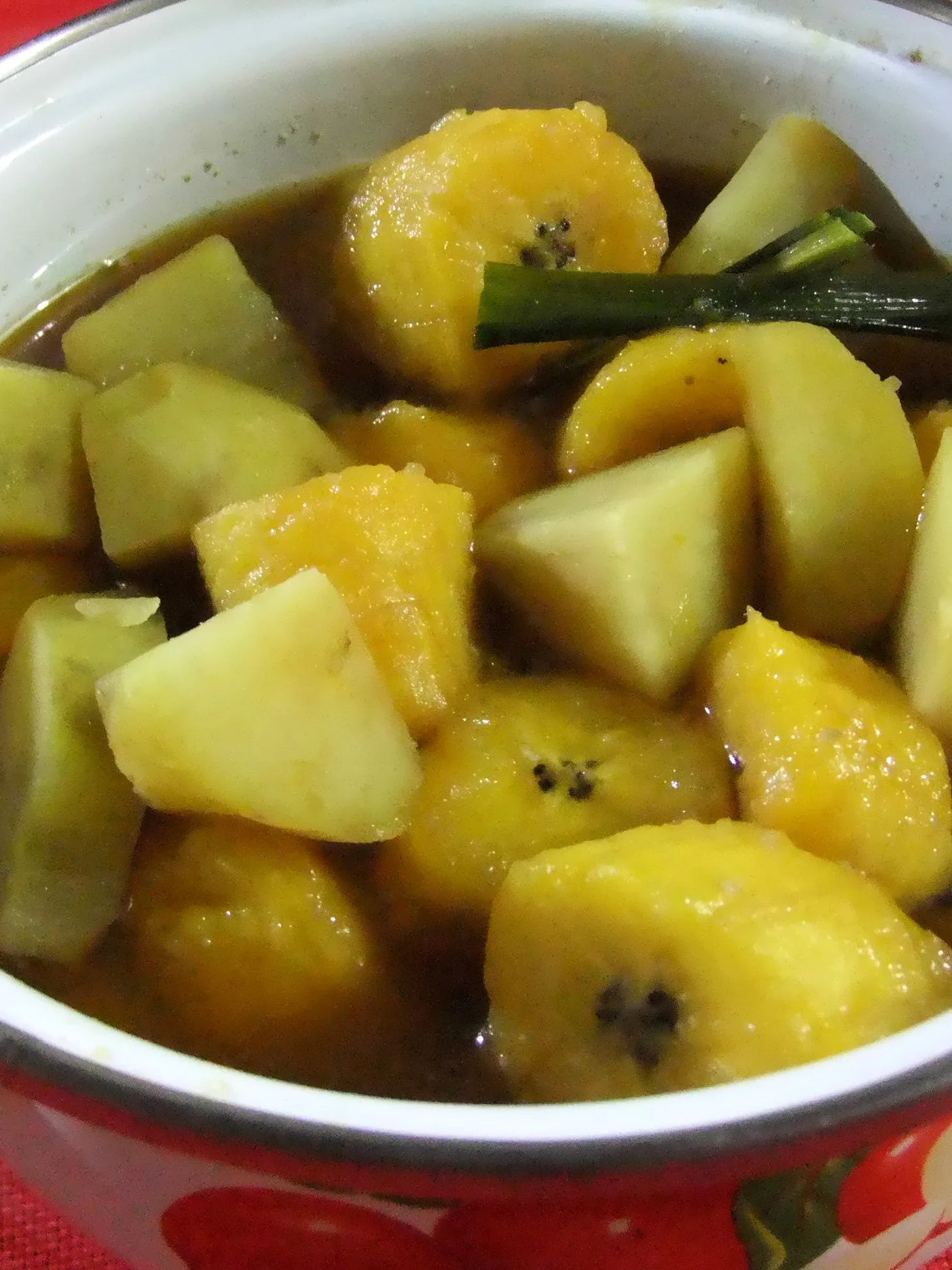kolak: Kolak pisang dan ubi, Jakarta, Indonesia