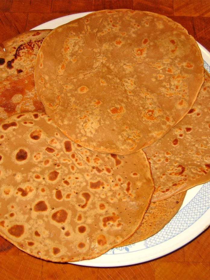 Neccio, a photograph of the dish