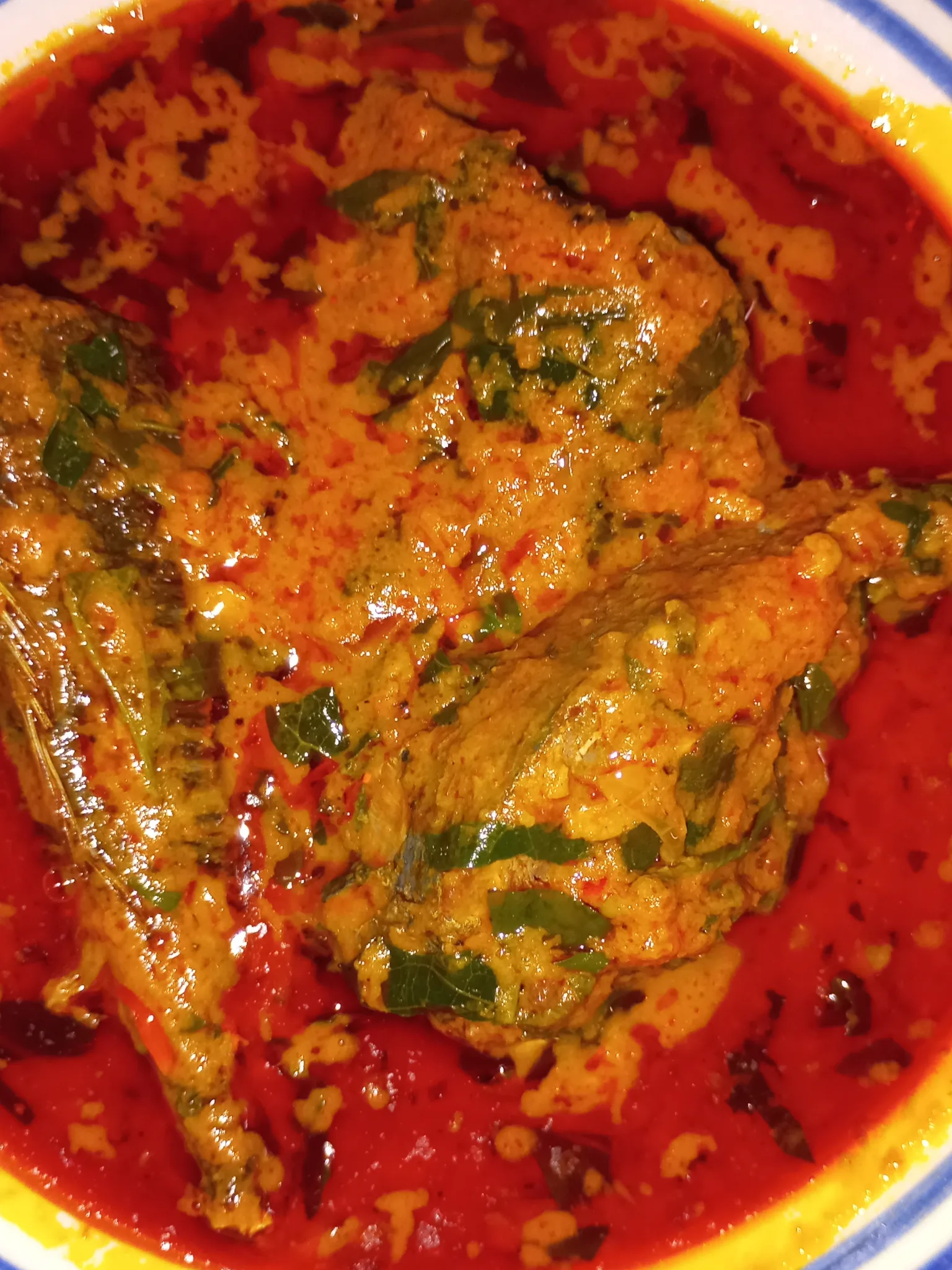 Ofe akwụ: Ofe akwụ (soup), traditional soup of the Anambra people, Nigeria