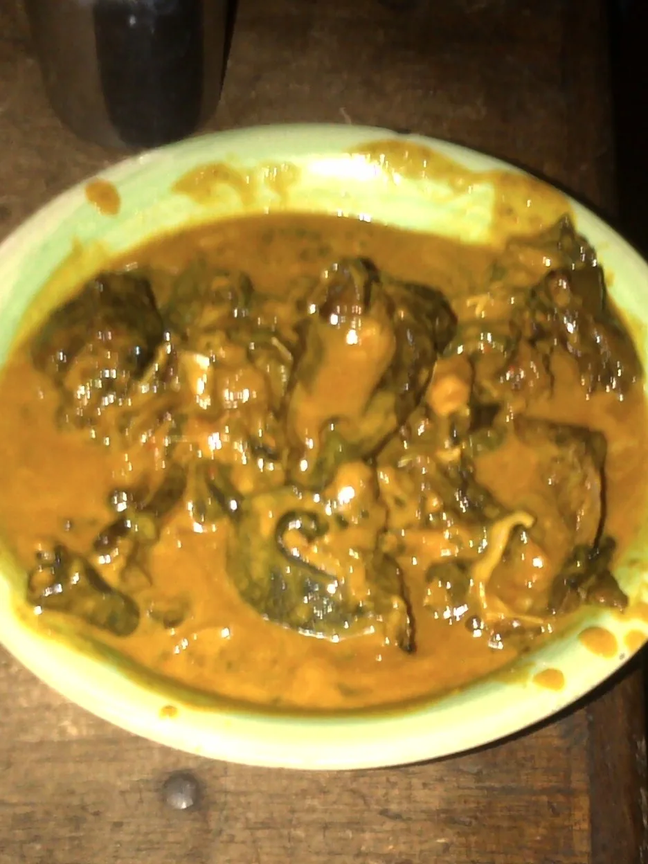 Owo soup: This is an image of food from