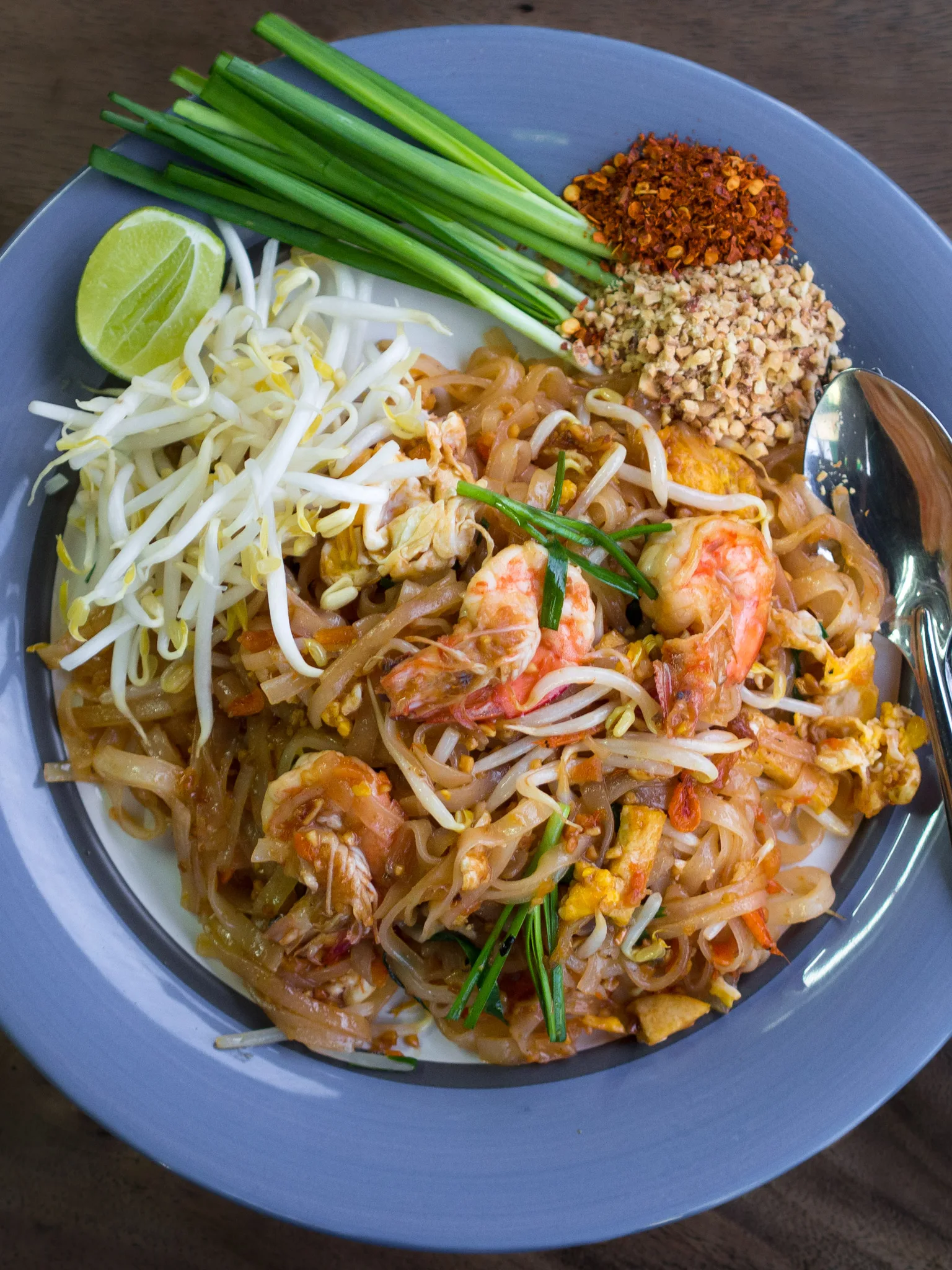 Pad Thai, a photograph of the dish