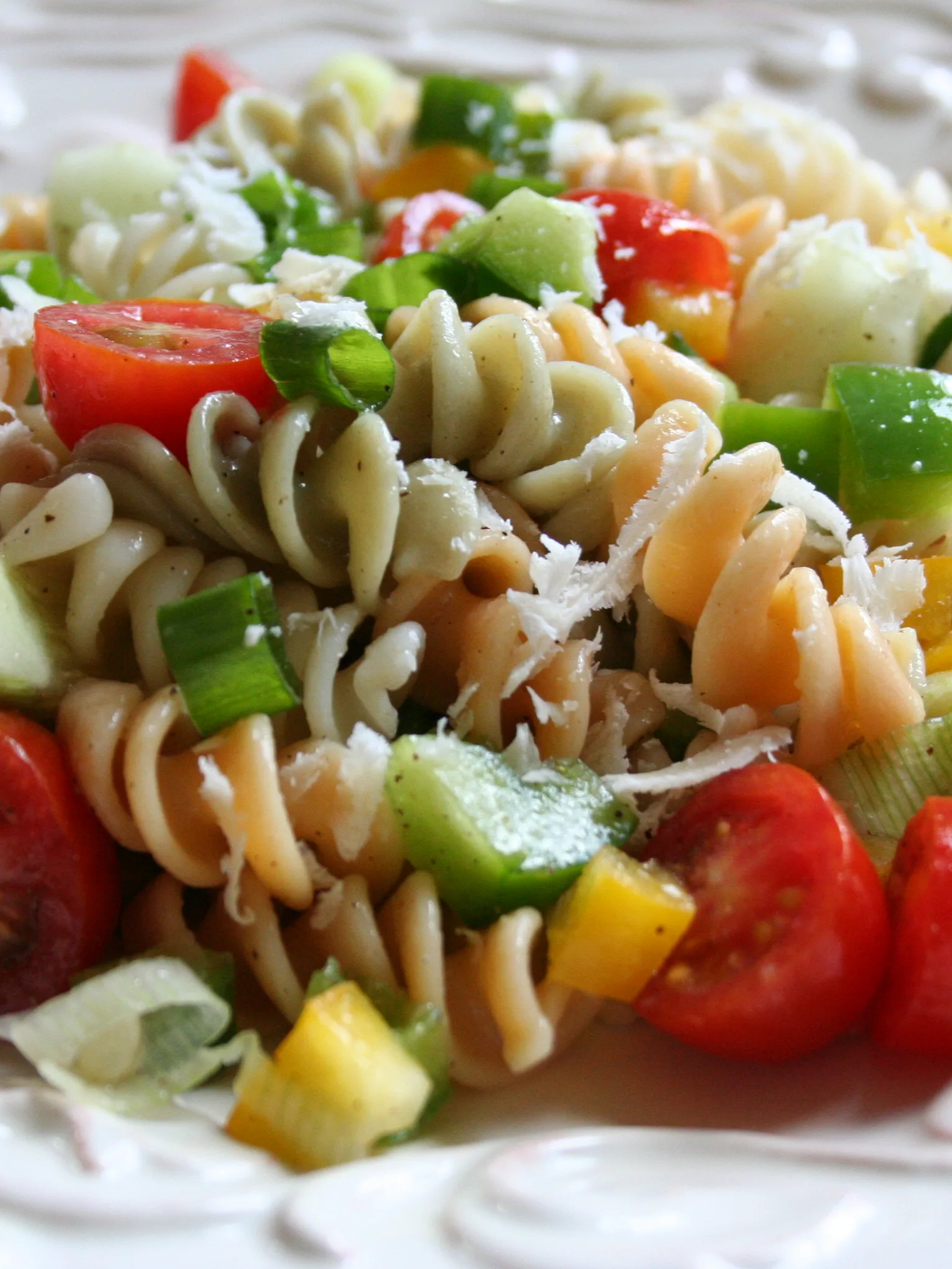 pasta salad: Pasta salad close-up