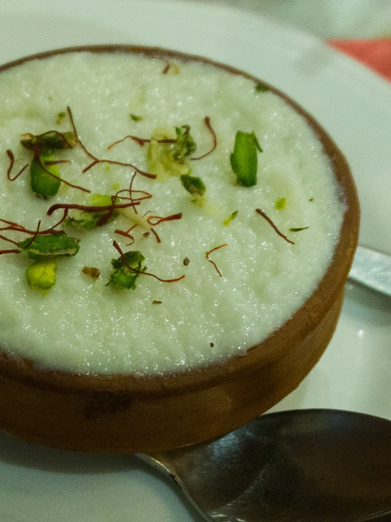 Phirni: Firni Or Phirni is a thick rice pudding popular in the Indian subcontinent
