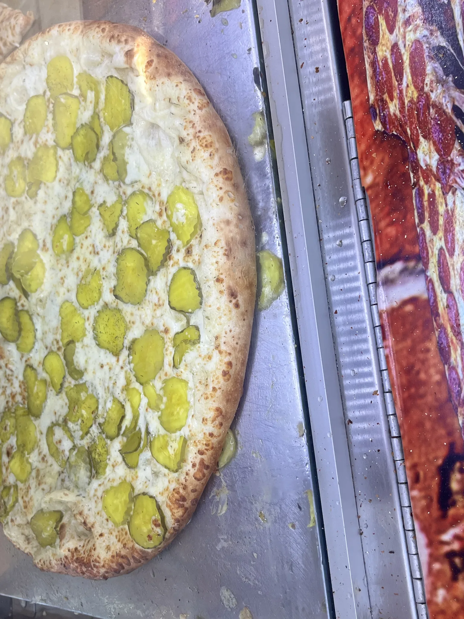Pickle pizza: Pickle pizza at the Minnesota state fair