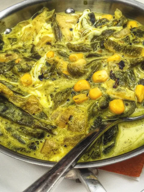 Rajas con crema: Mexican dish, Rajas con crema