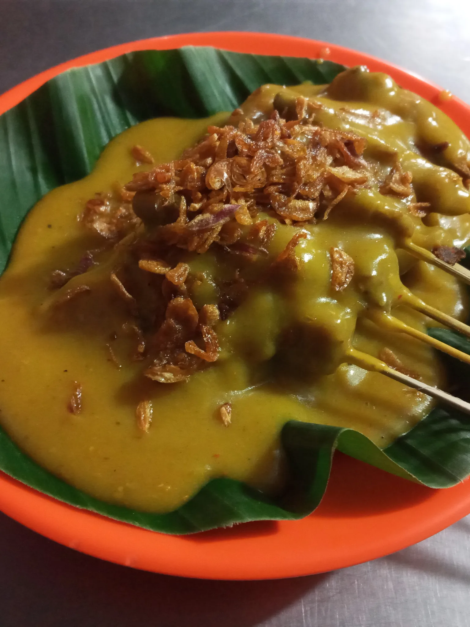 padang satay: Sate padang Mak Sharil yang berlokasi di Jalan Sultan Agung Kota Yogyakarta