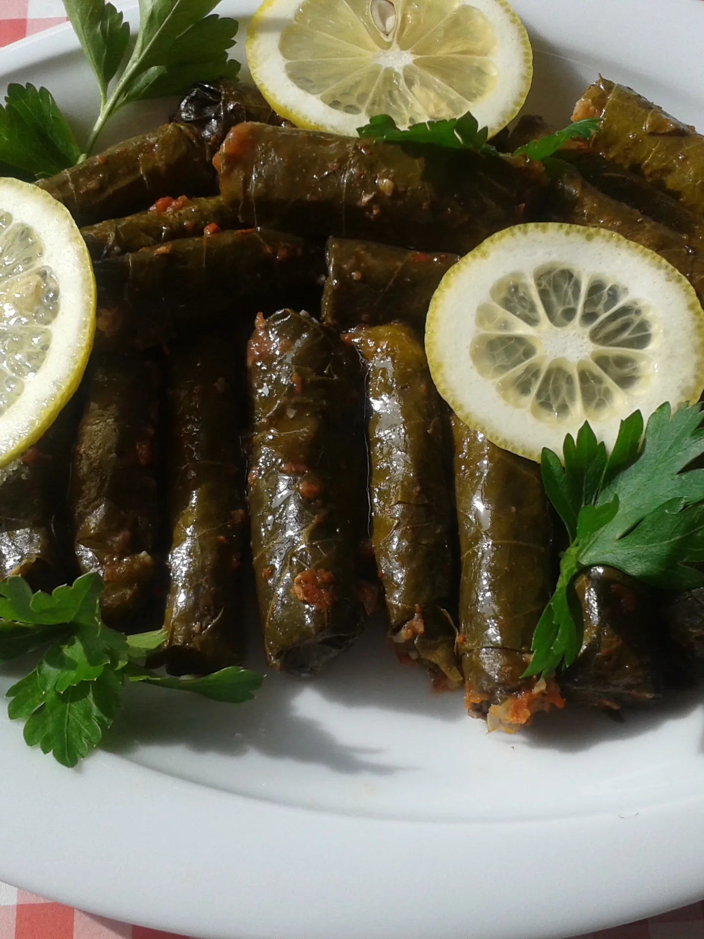 sarma: Yaprak sarma, Kayseri style, at a Kayseri restaurant in Ankara