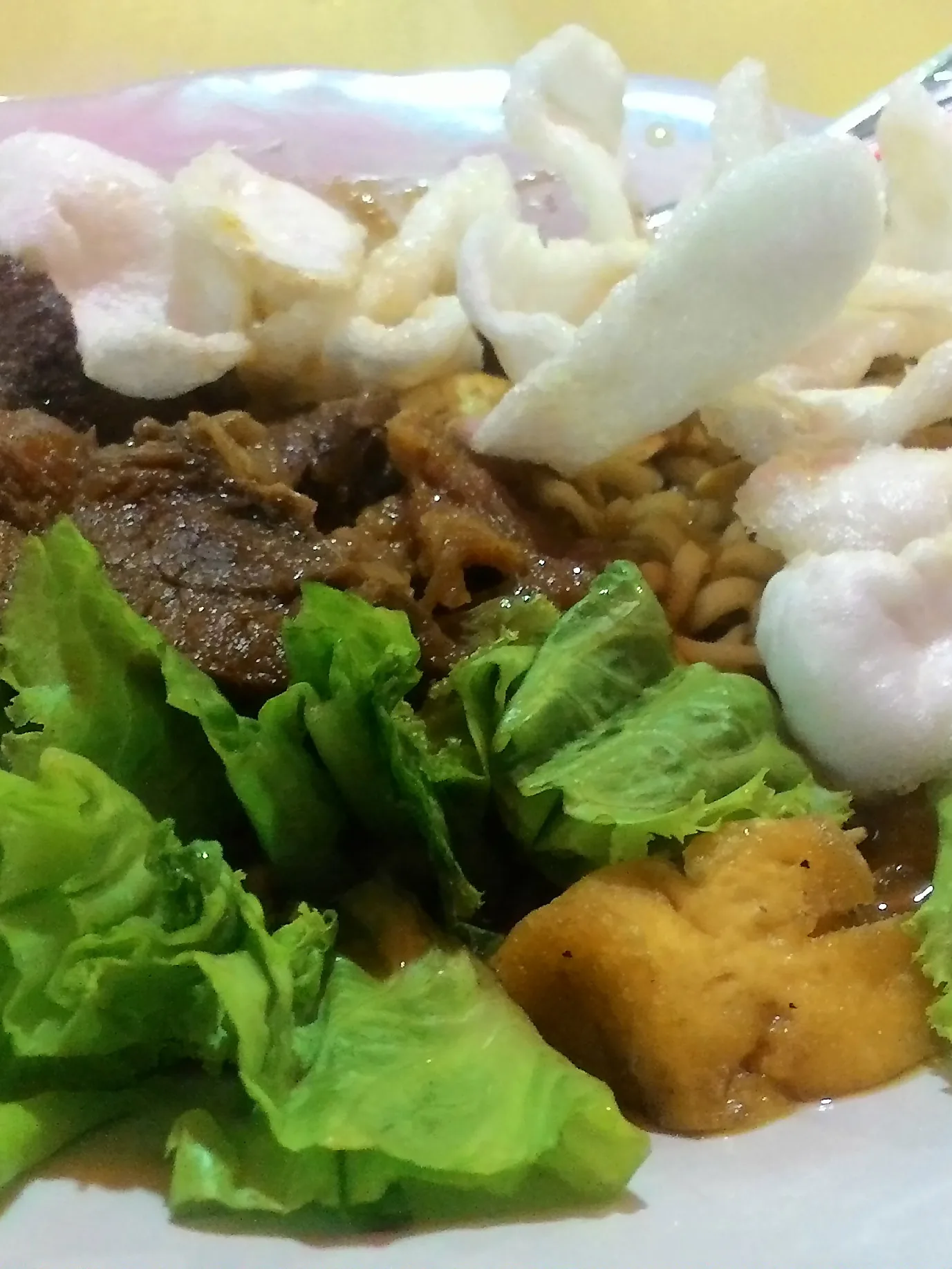 tahu campur, a photograph of the dish