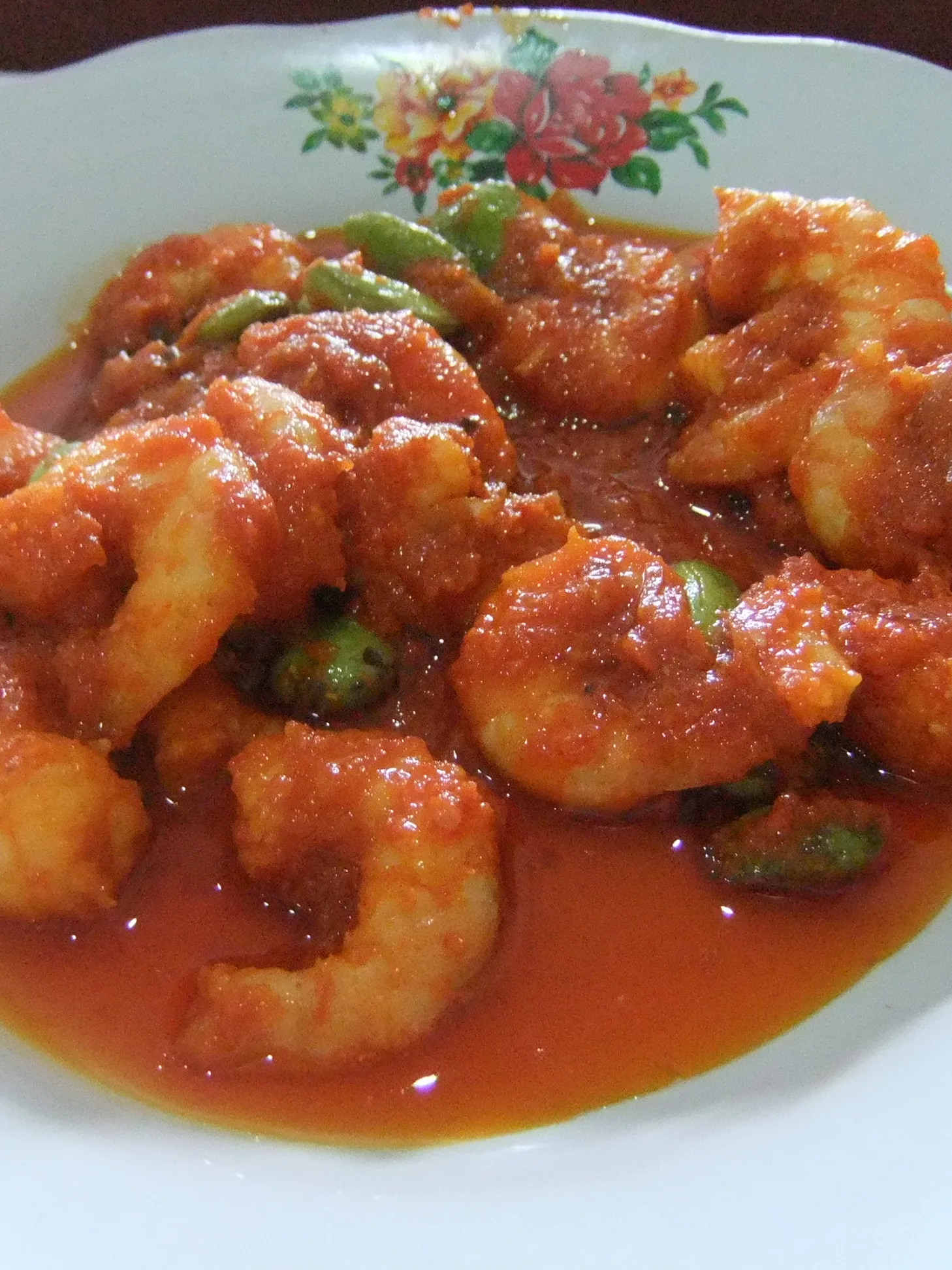sambal shrimp: Sambal goreng udang