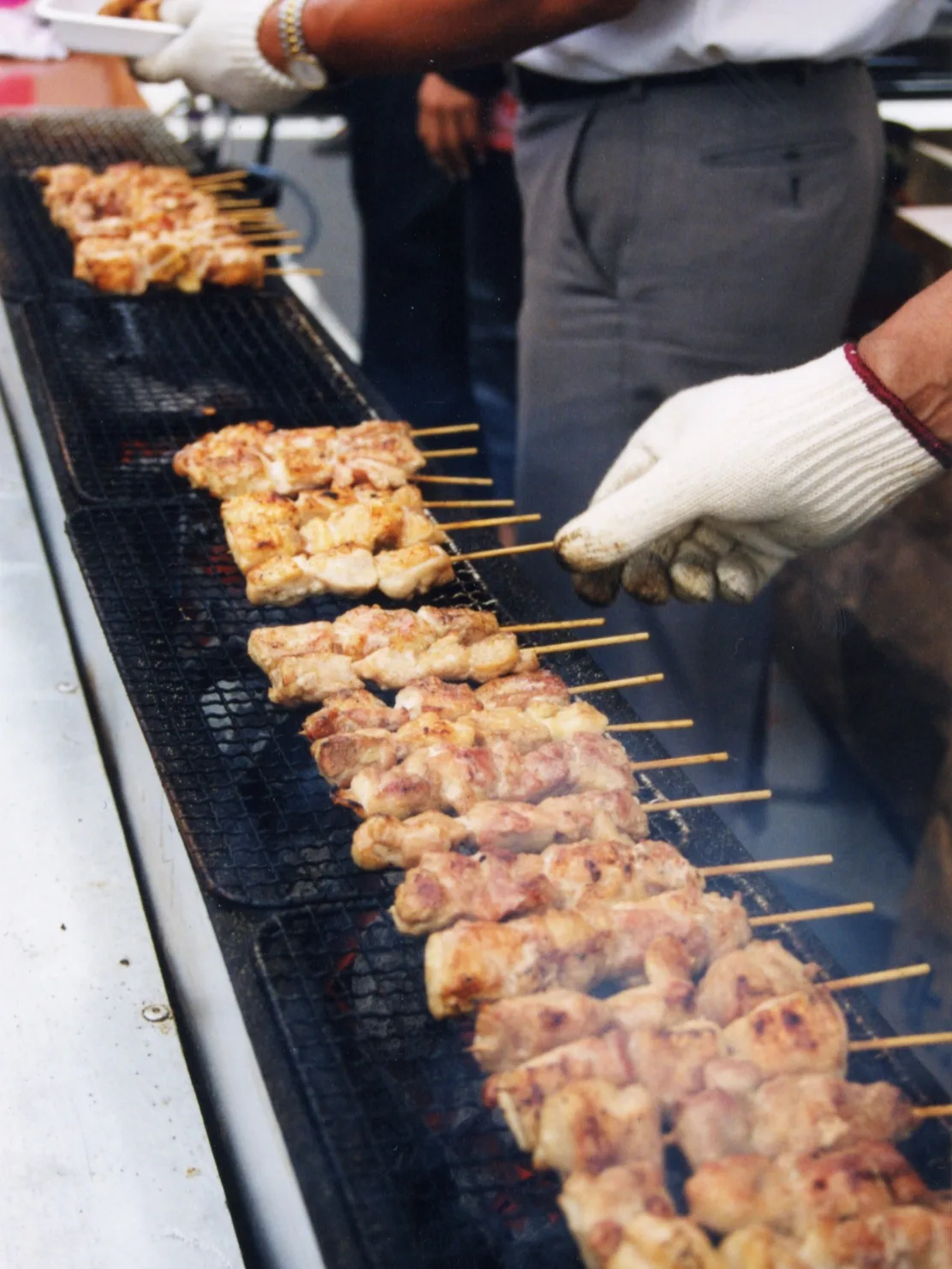 Yakitori, a photograph of the dish